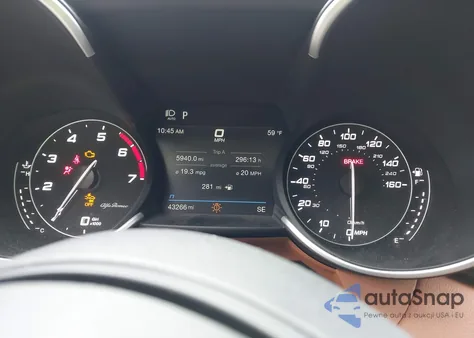 2021 Alfa Romeo Giulia Ti Rwd from USA, damaged, VIN ZARFAMBN9M7640461